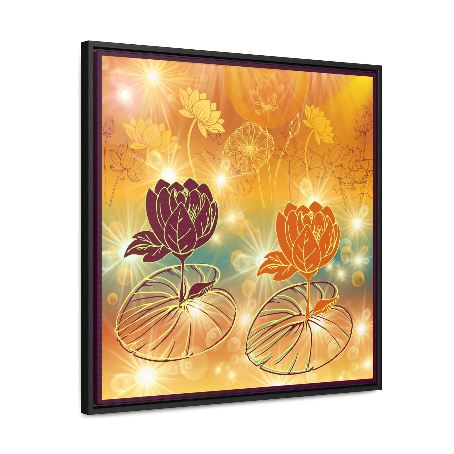 Reflections Gallery Canvas Wraps, Square Frame