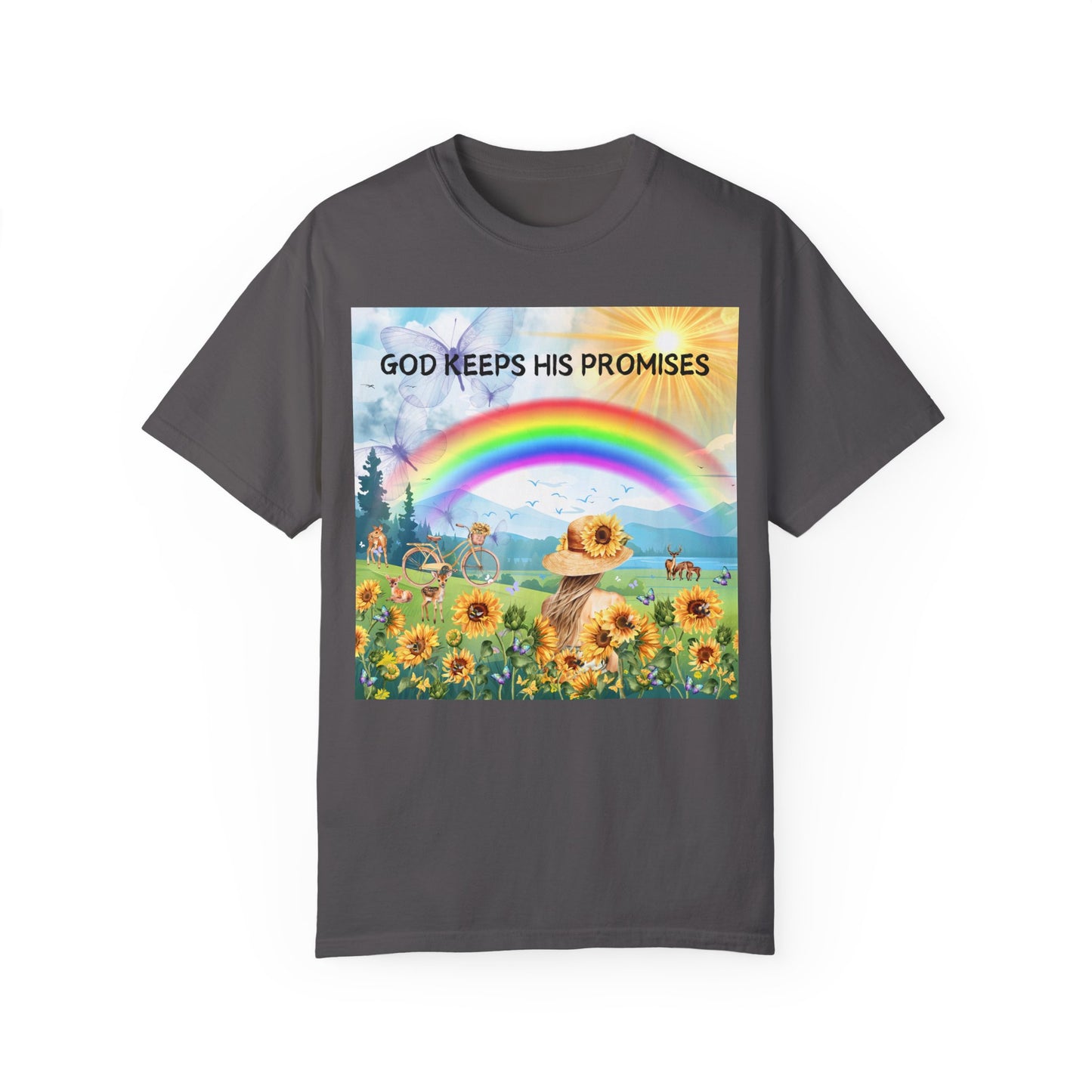 God Keeps His Promises Unisex Garment-Dyed T-shirt