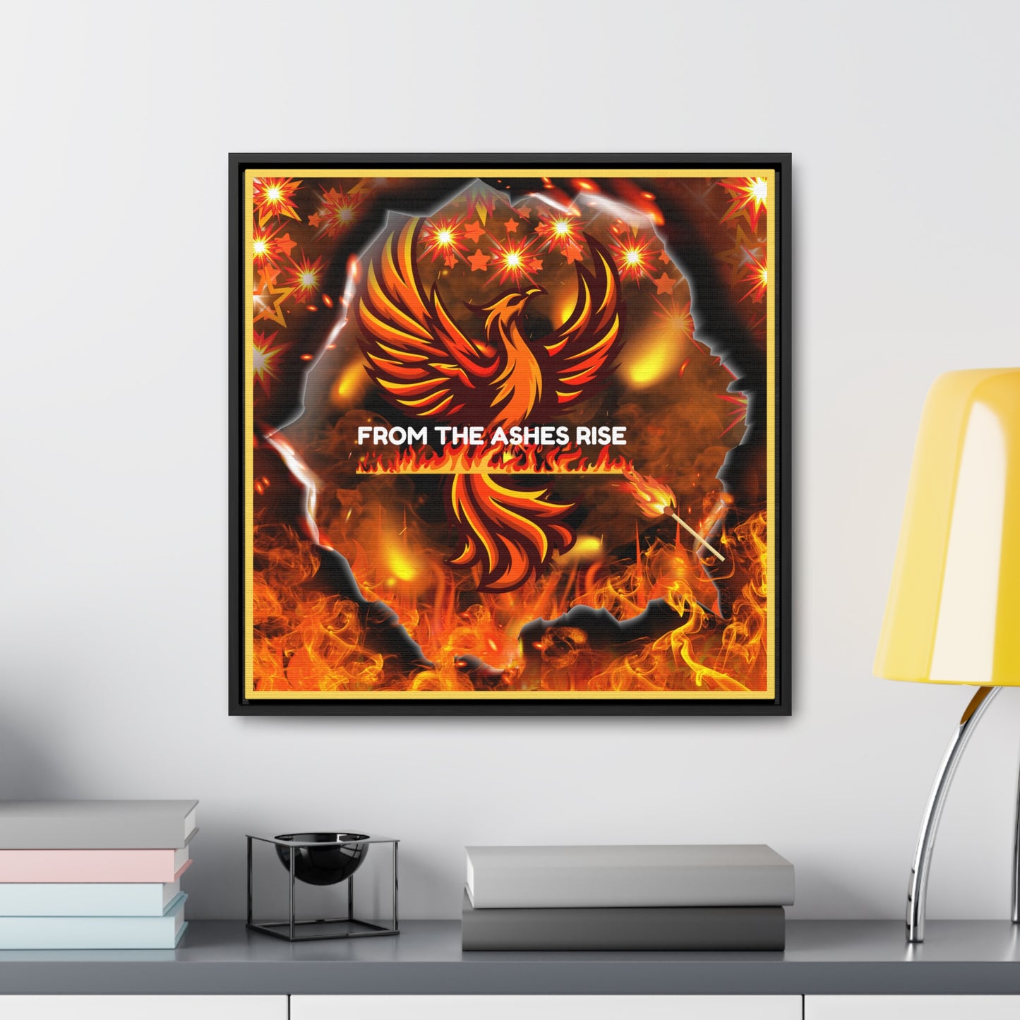 From The Ashes Rise Canvas Wall Art