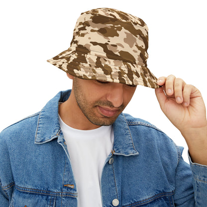 Bucket Hat (AOP) Camo Tan