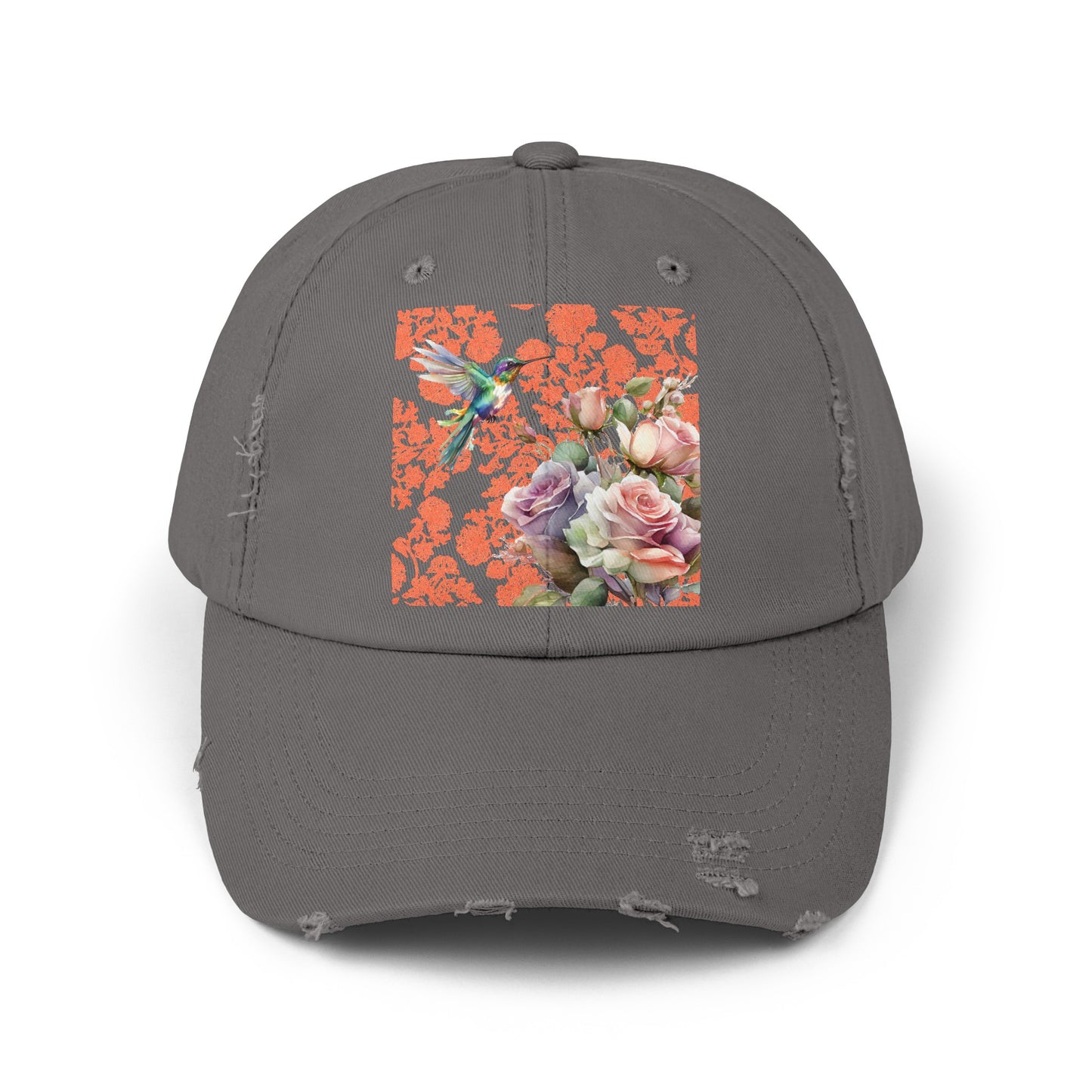 Hummingbird 1 Unisex Distressed Cap