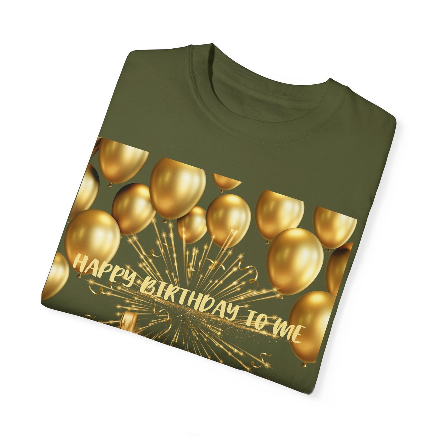 Happy Birthday 100 Unisex Garment-Dyed T-shirt
