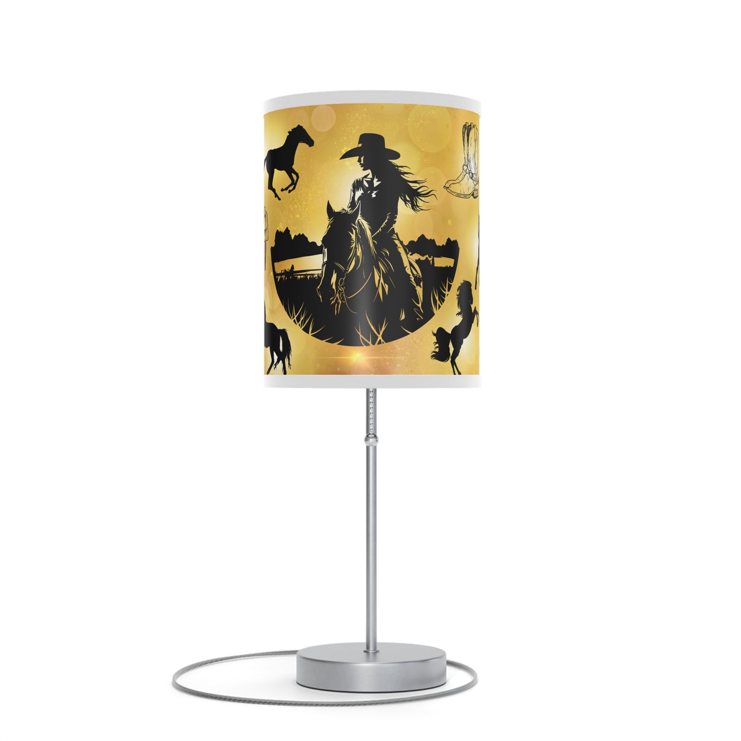 Cowgirl Country Lamp on a Stand, US|CA plug