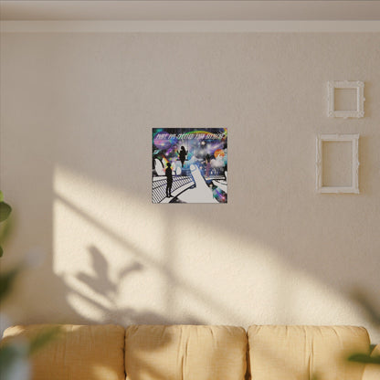 In His Hands - Cosmic Wall Art Canvas Print, Home Decor, Inspirational Decor, Galaxy Artwork, Unique Gift for Space Lovers, Abstract Art