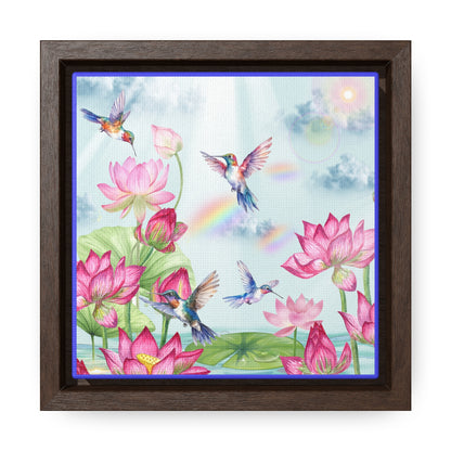 Sipping On Sunshine Gallery Canvas Wraps, Square Frame