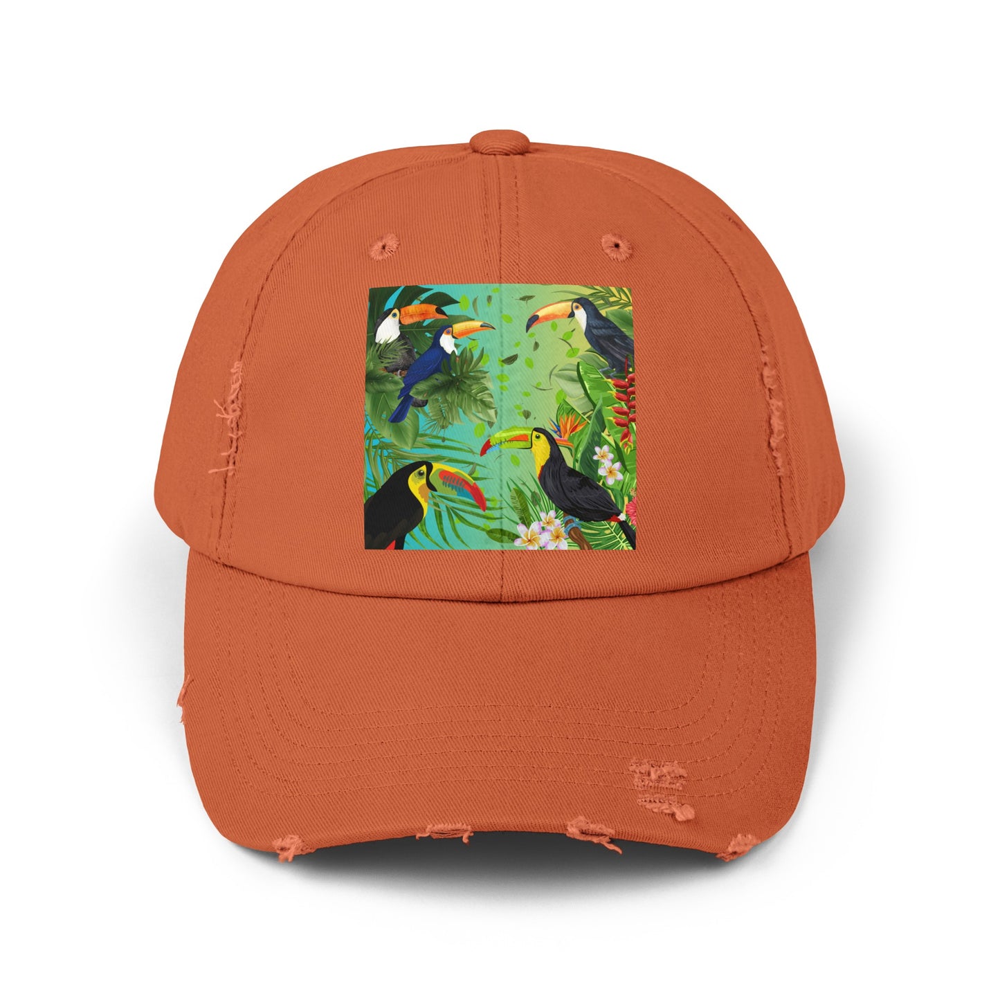 Toucans Unisex Distressed Cap