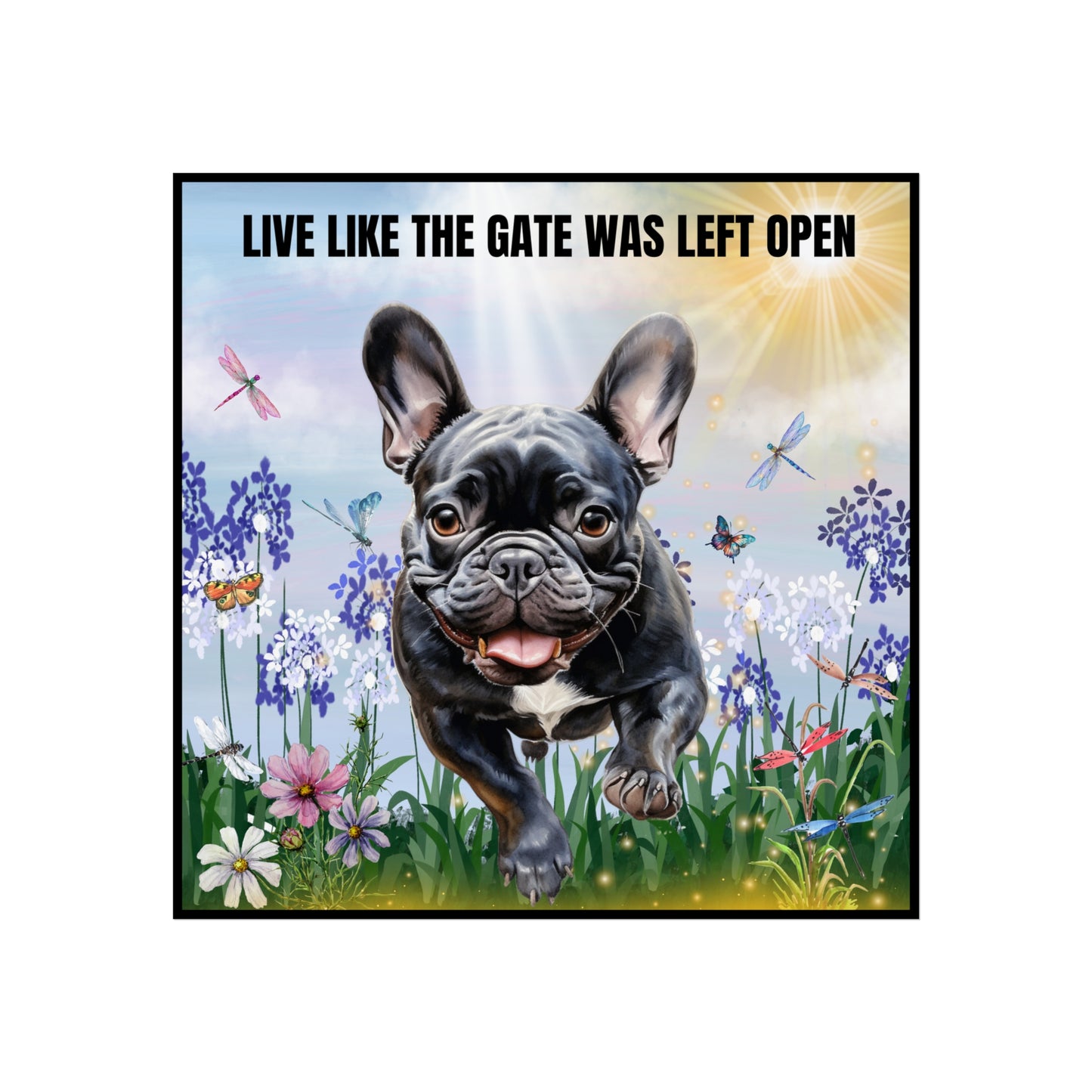 Live Like The Gate Was Left Open Fine Art Posters