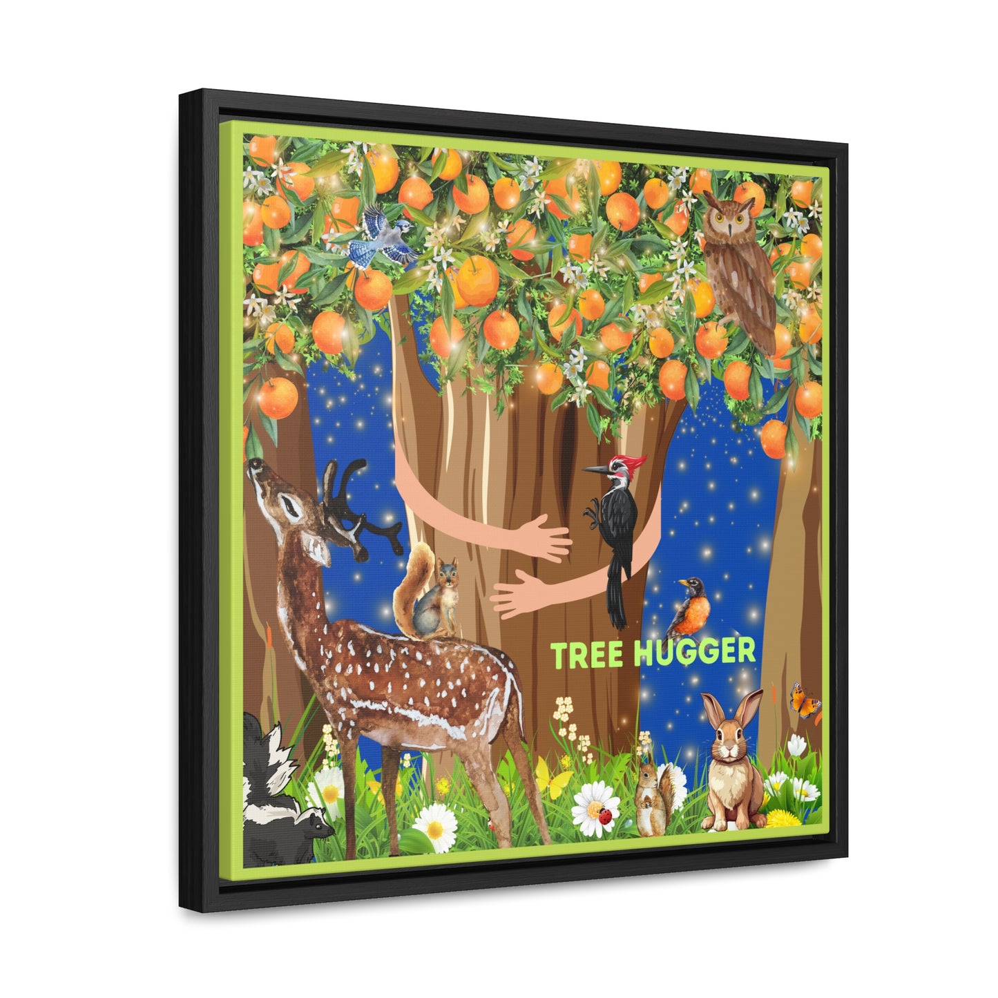 Tree Hugger Canvas Wall Art