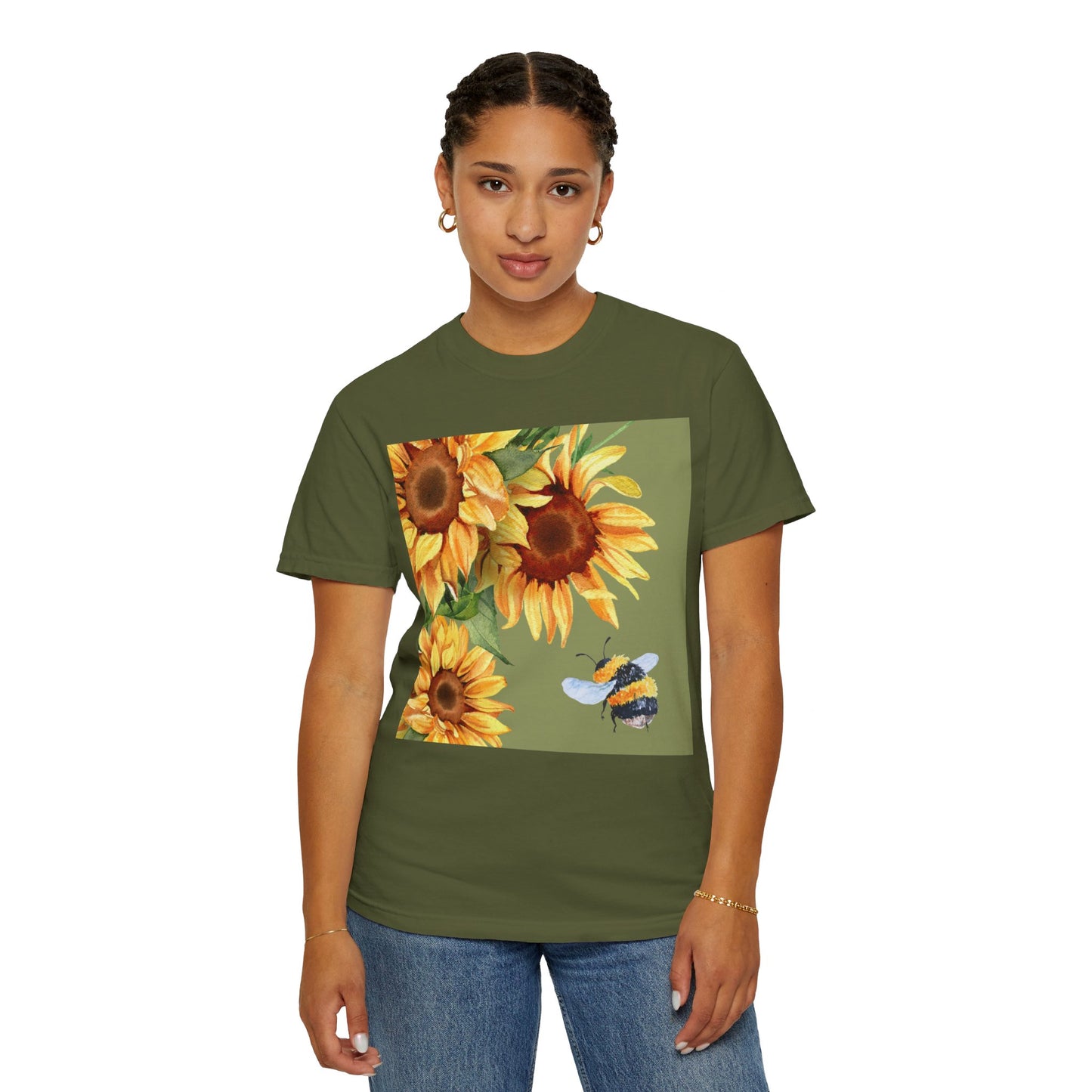 Bee 3 Unisex Garment-Dyed T-shirt