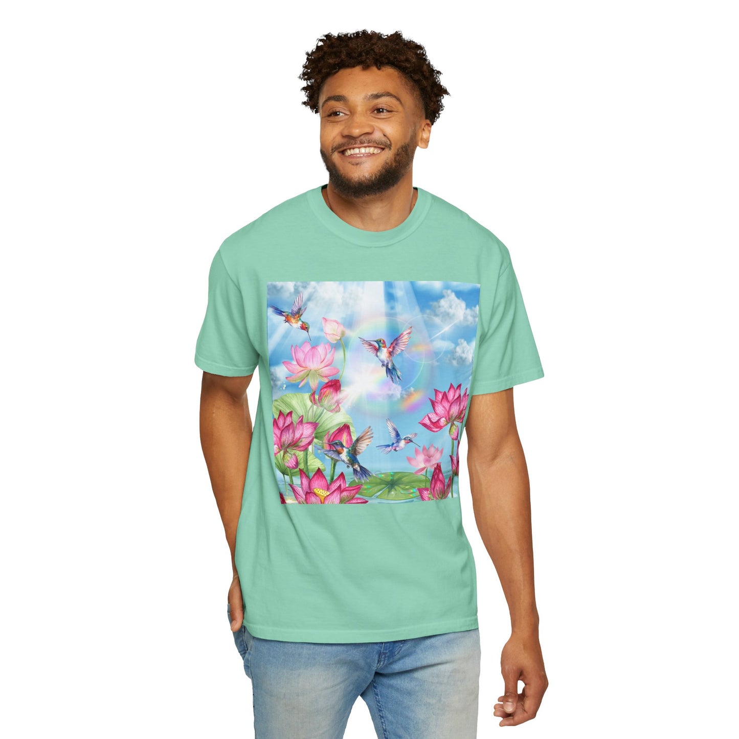 Sipping On Sunshine Unisex Garment-Dyed T-shirt