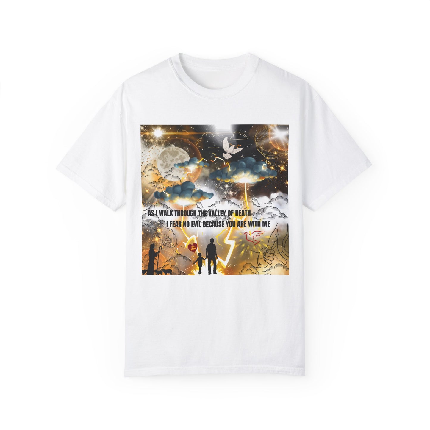 I Fear No Evil Unisex Garment-Dyed T-shirt