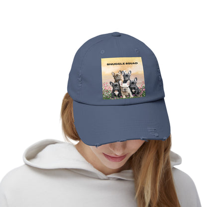 Snuggle Squad Unisex Distressed Cap