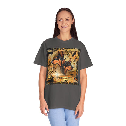 Doberman Life Unisex Garment-Dyed T-shirt