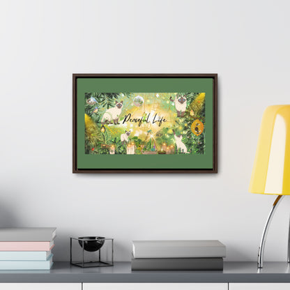 Peaceful Life Canvas Wall Art