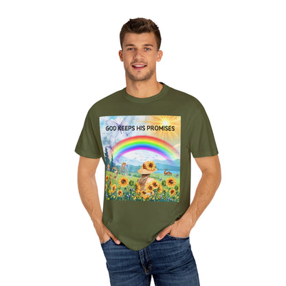 God Keeps His Promises Unisex Garment-Dyed T-shirt