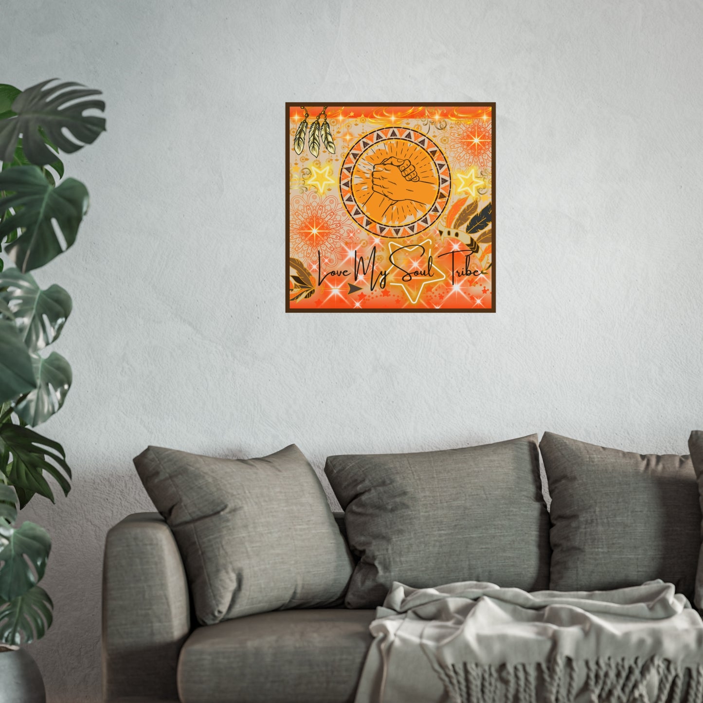 Love My Soul Tribe Fine Art Poster