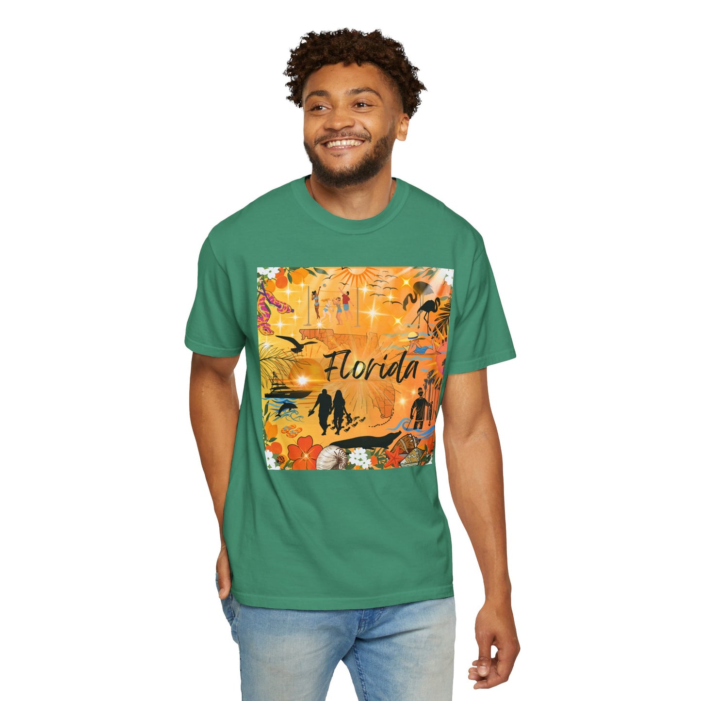 Florida Unisex Garment-Dyed T-shirt