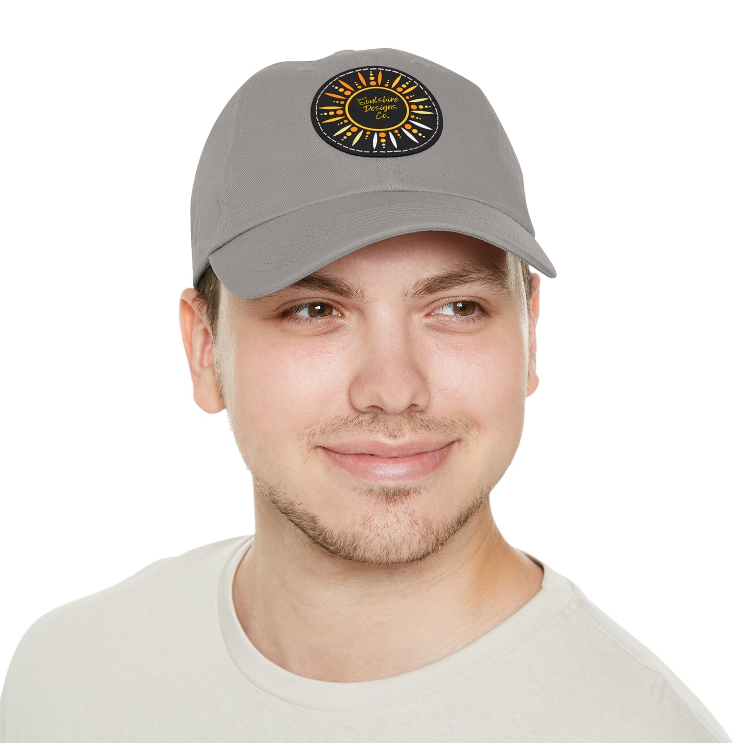 Soulshine Designs Co. Dad Hat with Leather Patch (Round)