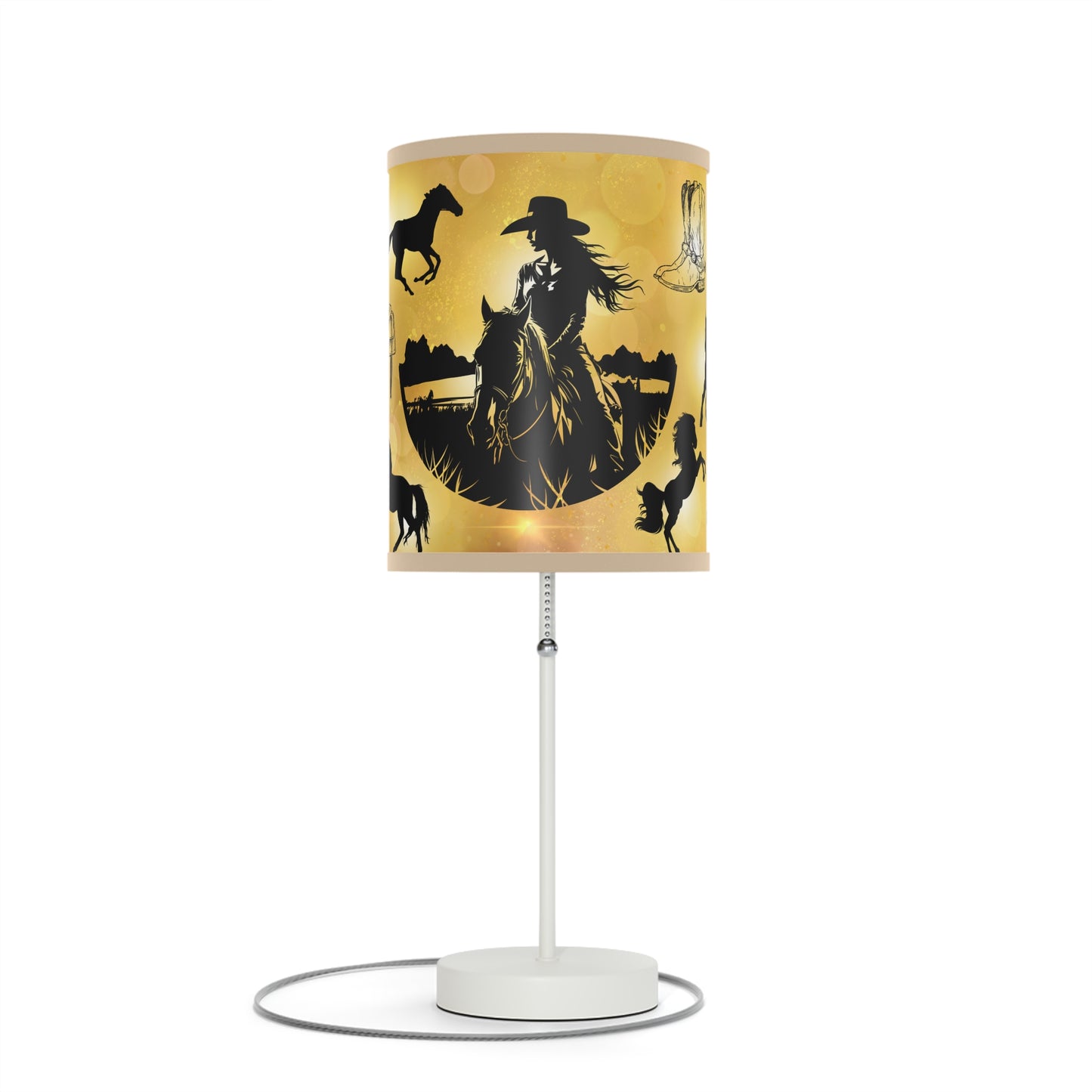 Cowgirl Country Lamp on a Stand, US|CA plug