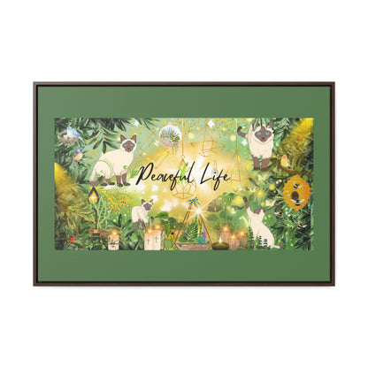 Peaceful Life Canvas Wall Art