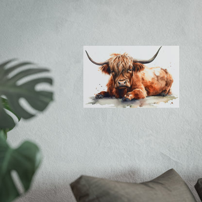 Highland Cow 2 Fine Art Posters