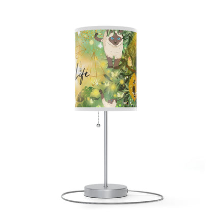 Peaceful Life Lamp on a Stand, US|CA plug