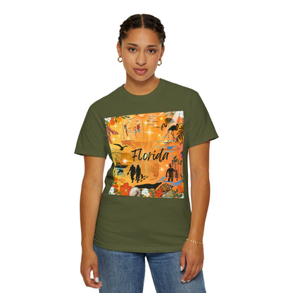 Florida Unisex Garment-Dyed T-shirt