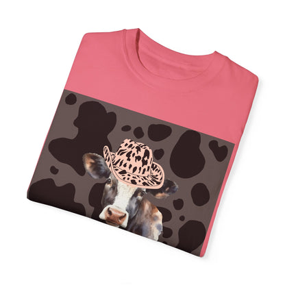 Cow 2 Unisex Garment-Dyed T-shirt