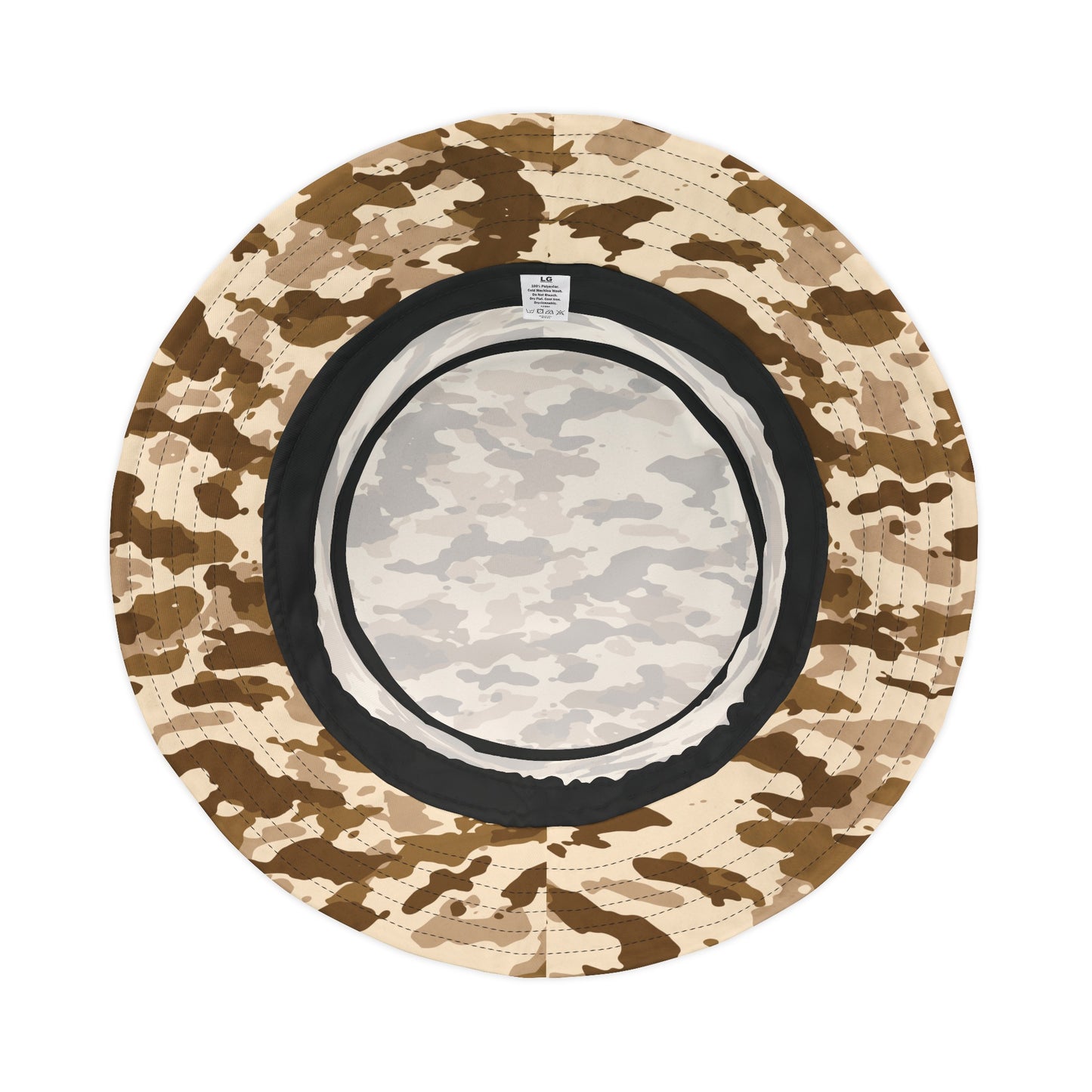 Bucket Hat (AOP) Camo Tan