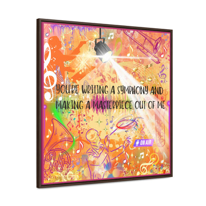 Symphony Gallery Canvas Wraps, Square Frame