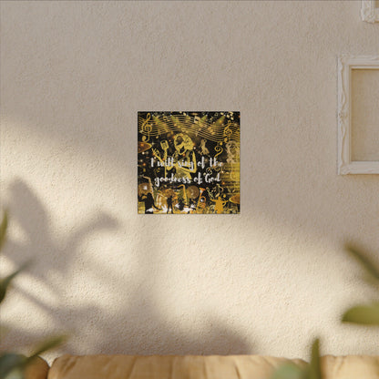 I Will Sing - Inspirational Canvas Wall Art, Music Decor, Home Office Inspiration, Gift for Musicians, Religious Gift, Wall Decoration