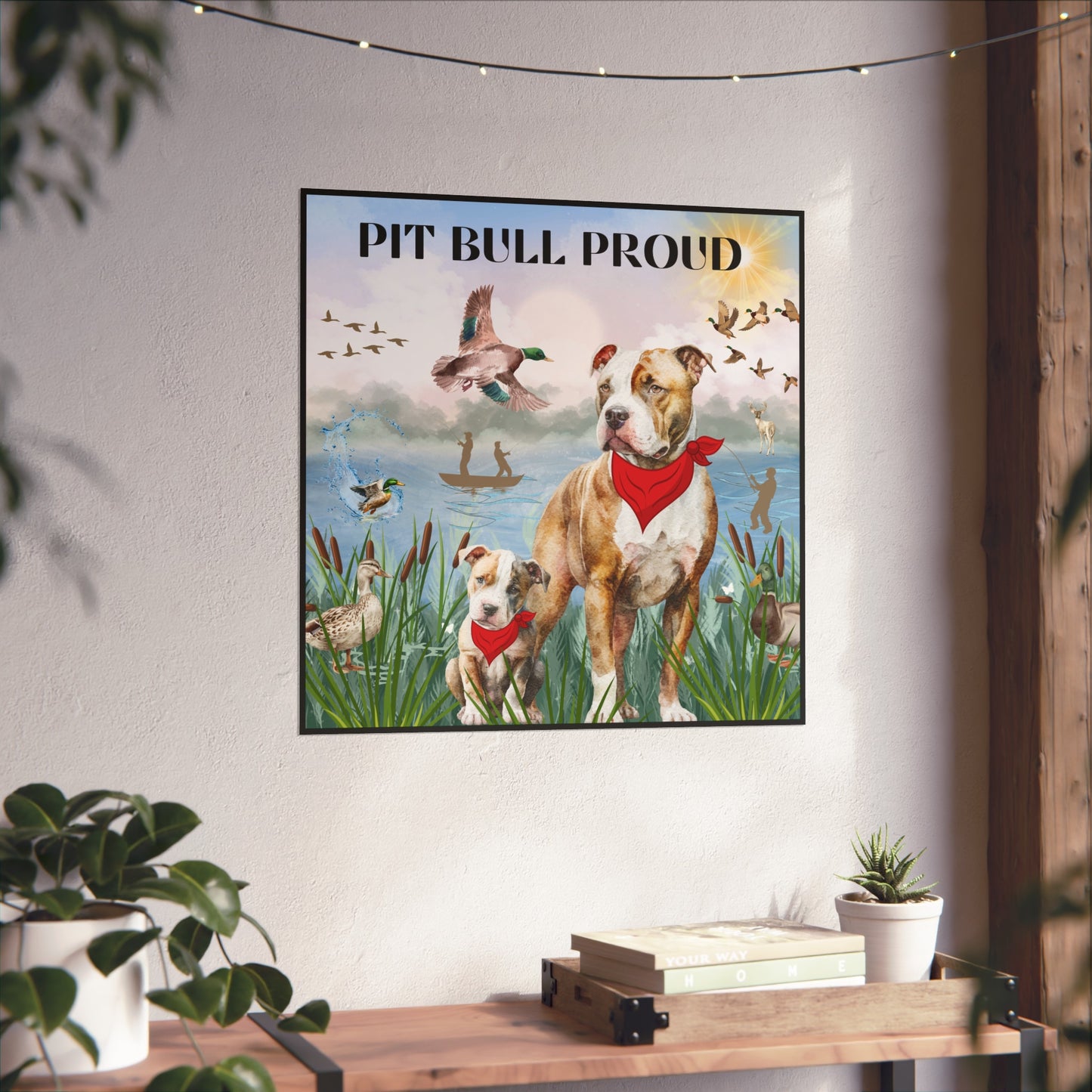 Pit Bull Proud Fine Art Posters