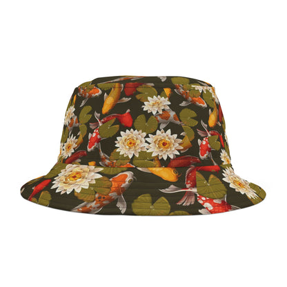 Bucket Hat Koi Lotus