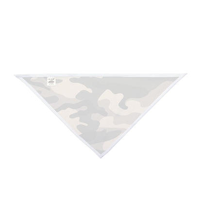 Pet Bandana Camo Grey