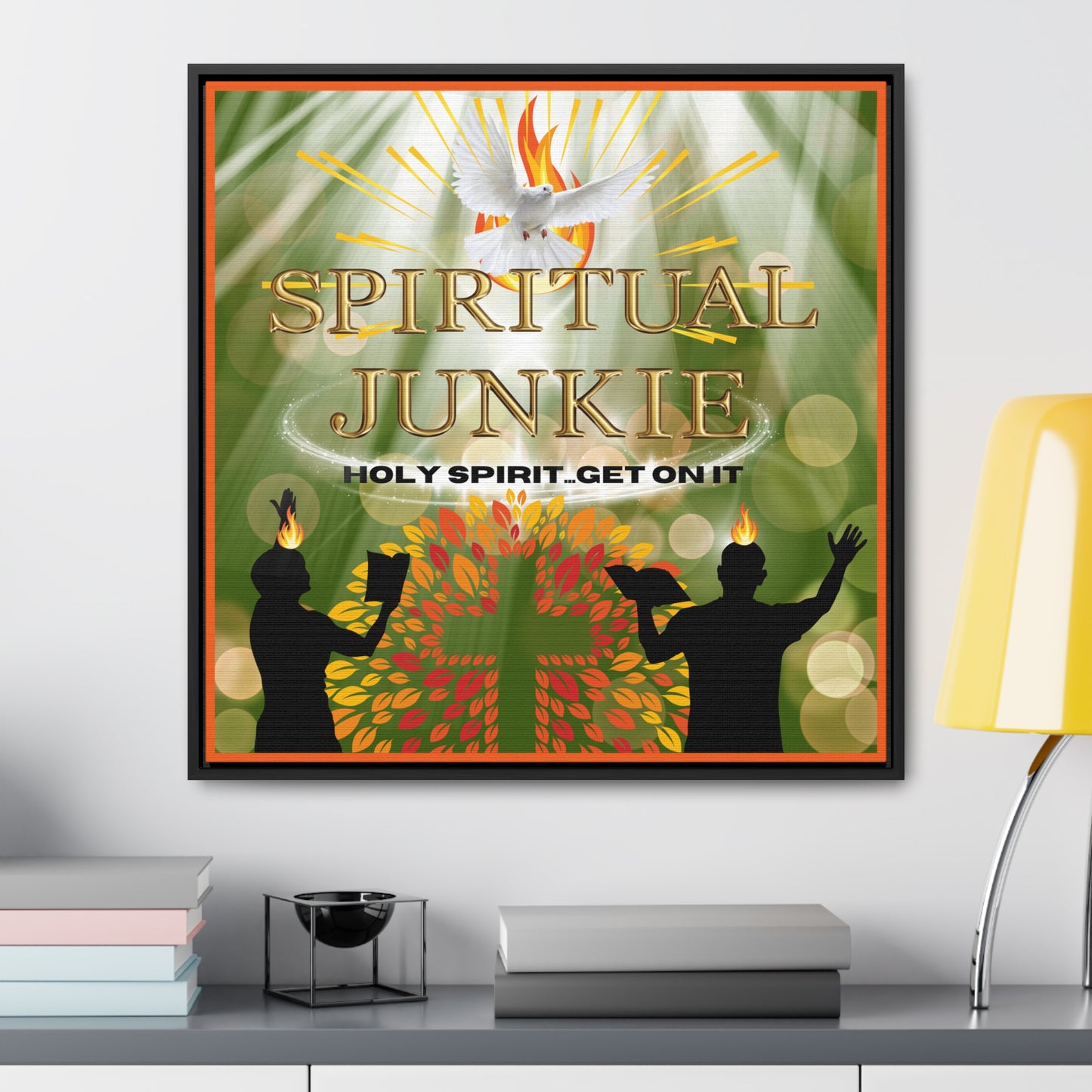 Spiritual Junkie Gallery Canvas Wraps, Square Frame