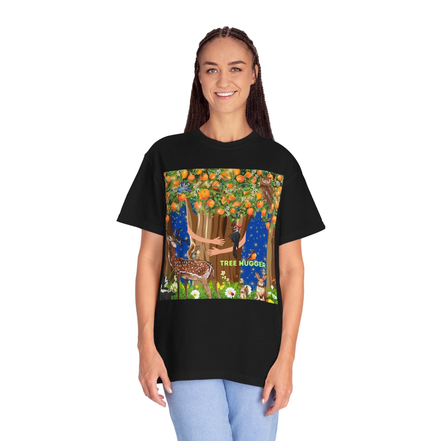 Tree Hugger Unisex Garment-Dyed T-shirt