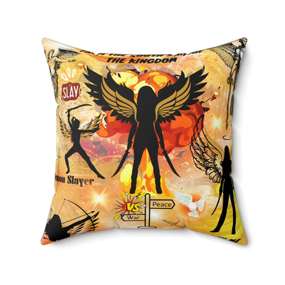 From The South Side Of The Kingdom Spun Polyester Square Pillow