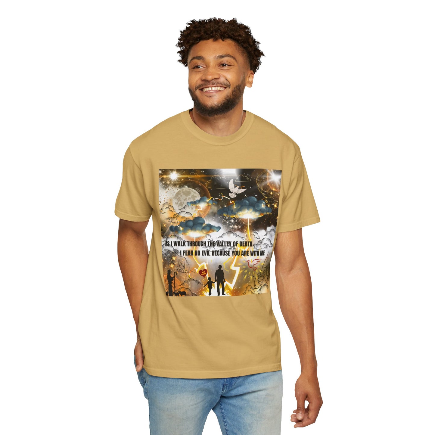 I Fear No Evil Unisex Garment-Dyed T-shirt