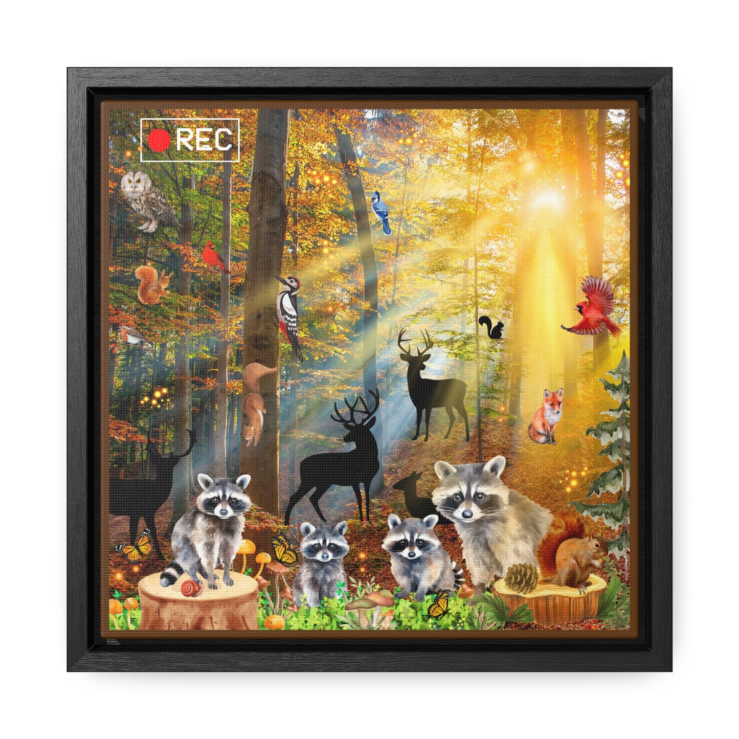 Take A Hike Gallery Canvas Wraps, Square Frame