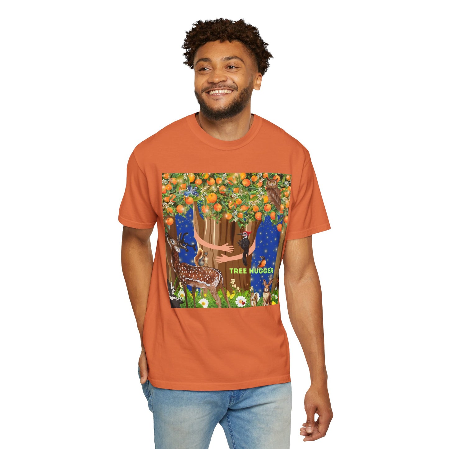 Tree Hugger Unisex Garment-Dyed T-shirt