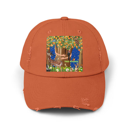 Tree Hugger Unisex Distressed Cap