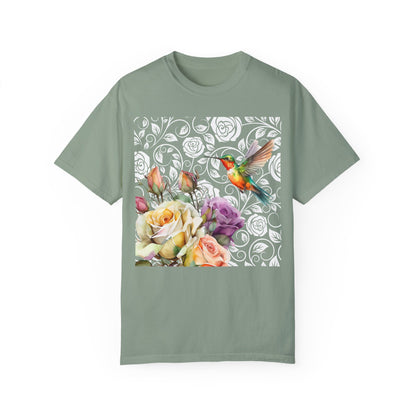 Hummingbird 2 Unisex Garment-Dyed T-shirt