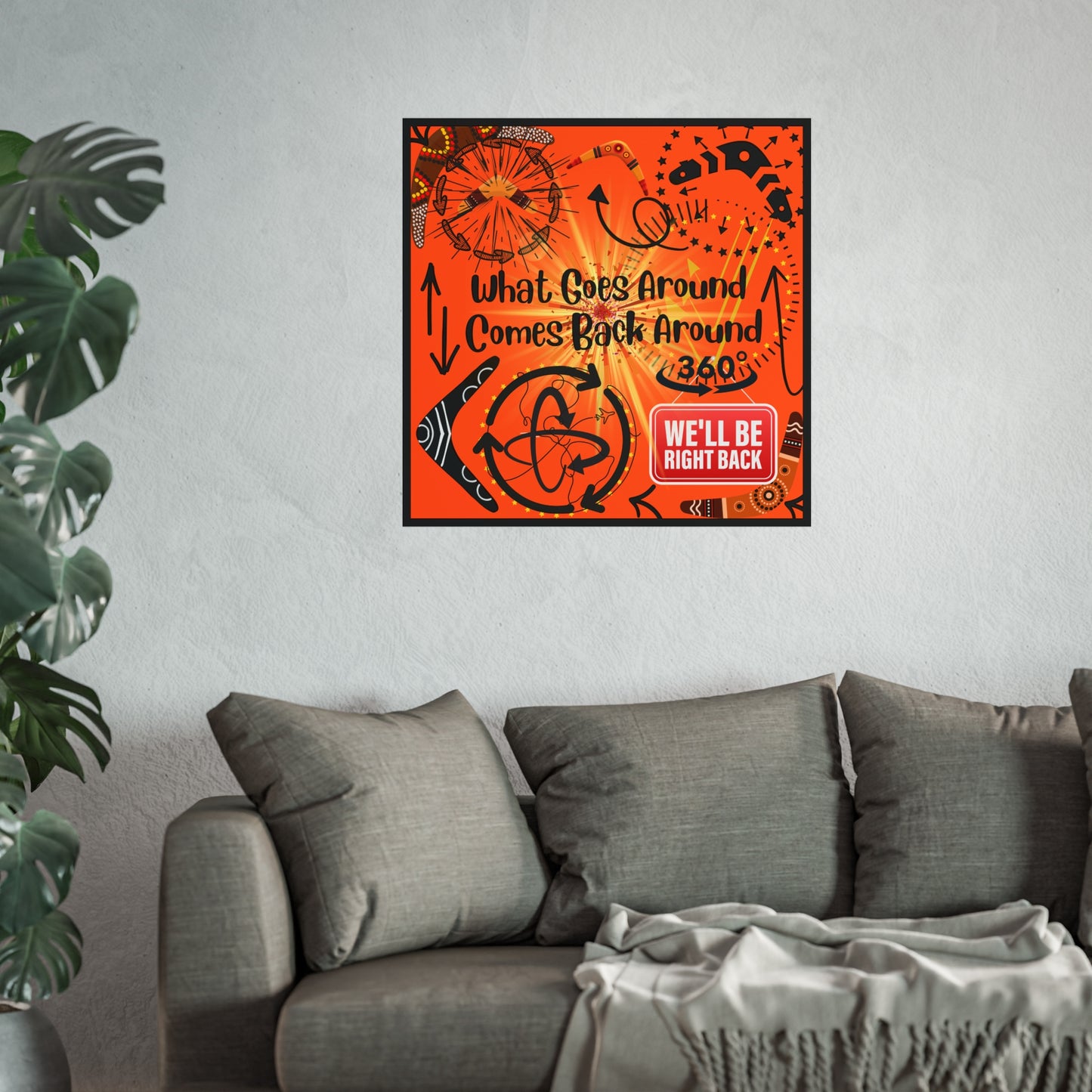 What Goes Around Comes Back Around Fine Art Posters