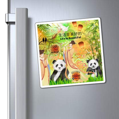 Life Is Beautiful Chinese Magnets