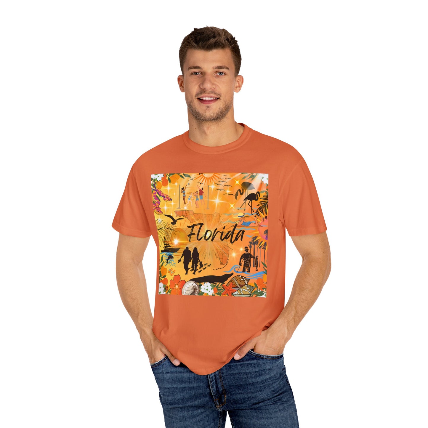 Florida Unisex Garment-Dyed T-shirt