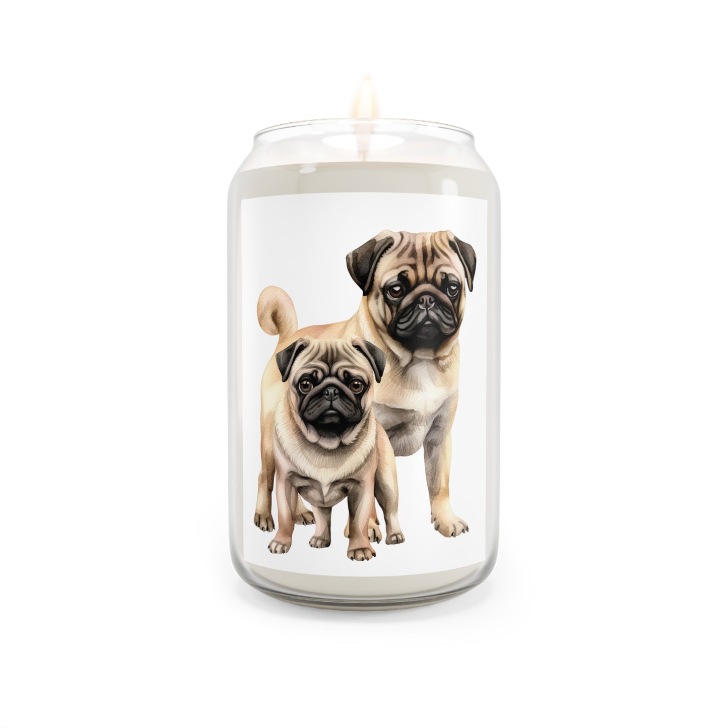 Pug Scented Candle, 13.75oz