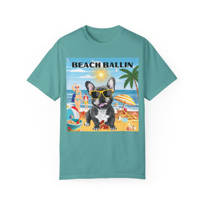 Beach Ballin Unisex Garment-Dyed T-shirt