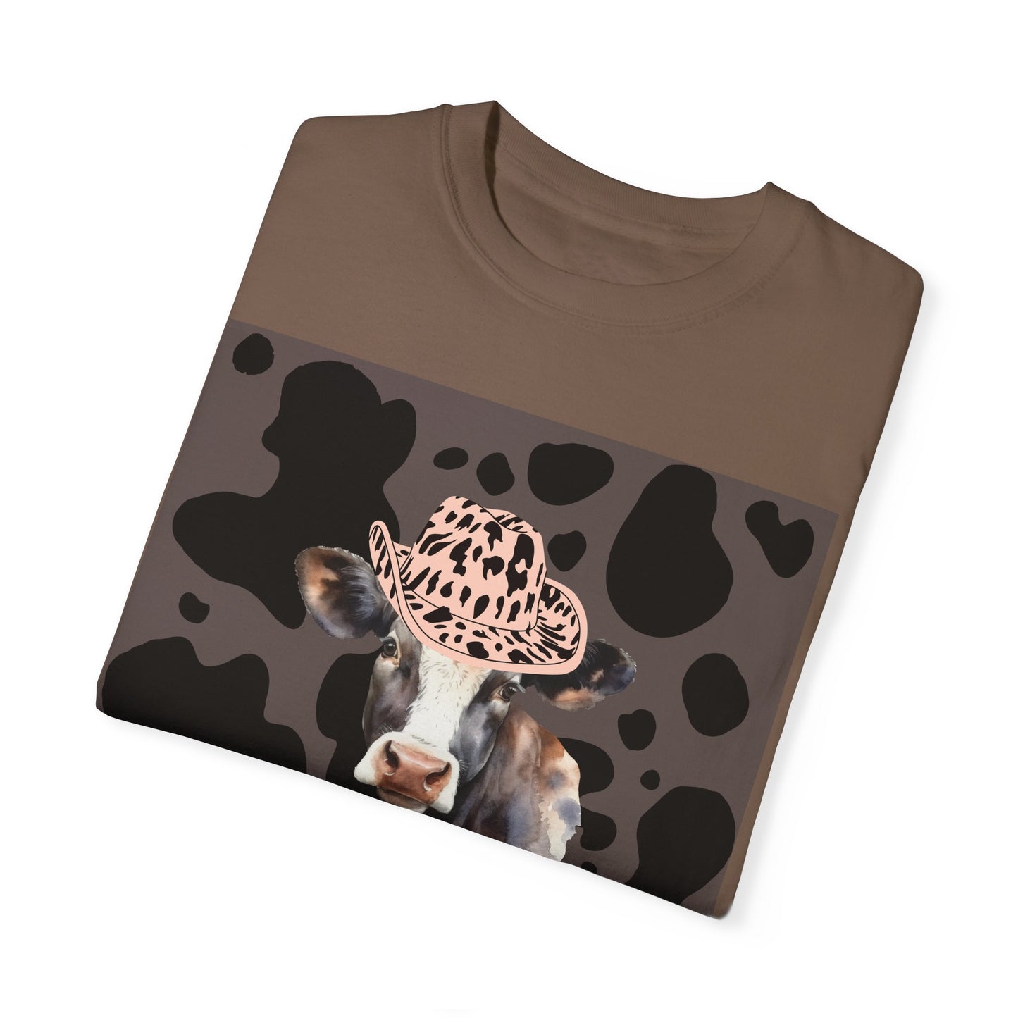 Cow 2 Unisex Garment-Dyed T-shirt