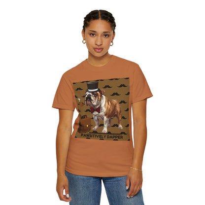 Pawsitively Dapper Unisex Garment-Dyed T-shirt