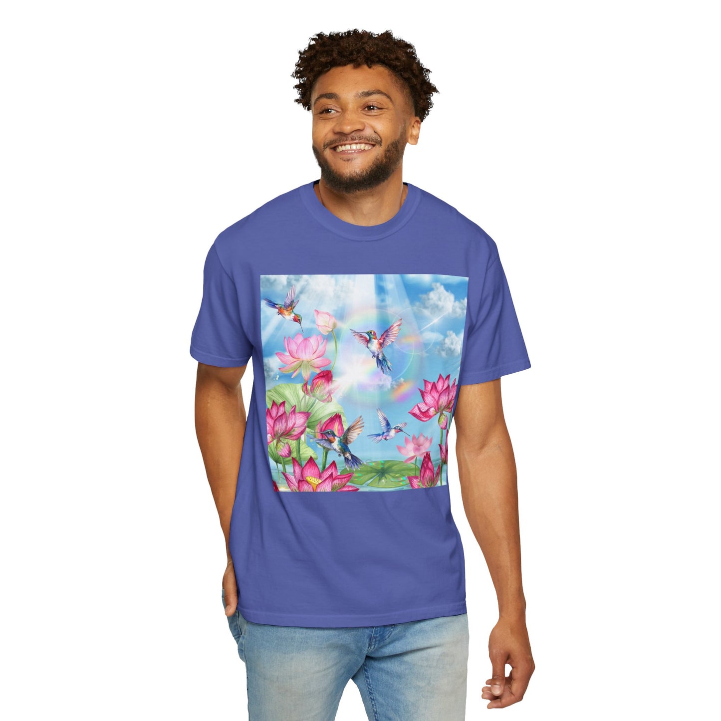 Sipping On Sunshine Unisex Garment-Dyed T-shirt